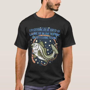 T-shirt Fatigué du réveil et non de la Fête des pères de p