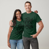 T-shirt Fatigué est une mère rétro (Unisexe)