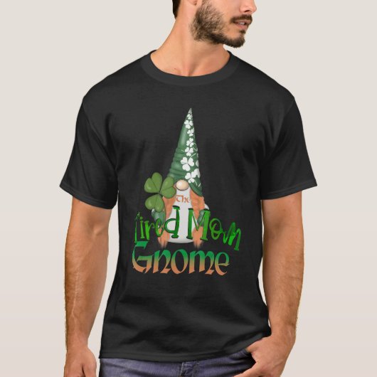 T-shirt Fatigué Maman Gnome Jour de la Saint Patrick Pajam (Devant)