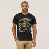 T-shirt Faucheur d'Halloween (Devant entier)