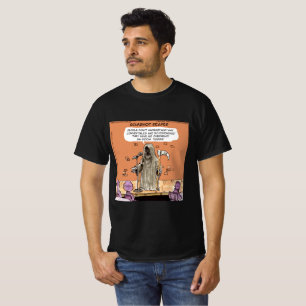 T-shirt Faucheur Grimshot Drôle Faucheur Debout Comique