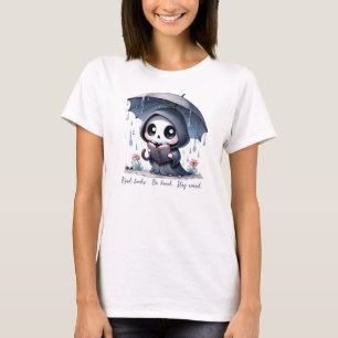 T-shirt Faucheuse aquarelle amoureuse de livres