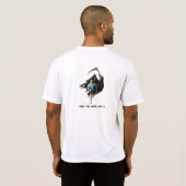 T-shirt Faucheuse chassant le coureur (Dos entier)