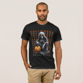 T-shirt Faucheuse d'Halloween (Devant entier)