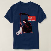 T-shirt Faucheuse Et Chat (Design devant)