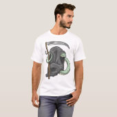 T-shirt Faucheuse serpent Halloween Grim (Devant entier)