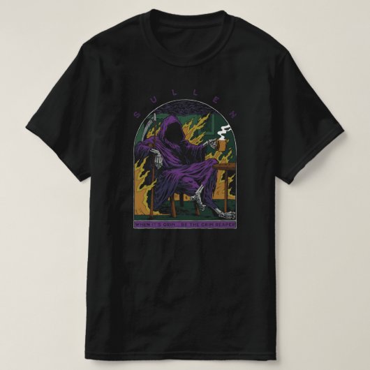 T-shirt Faucheuse Sullen Grim (Design devant)
