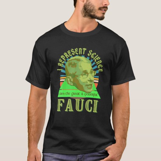 T-shirt Fauci Représenter L'Assistant Science Masque Anti (Devant)