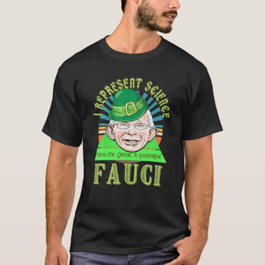 T-shirt Fauci Représenter L'Assistant Science Masque Anti (Devant)
