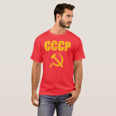 T-shirt Faucille de marteau de CCCP (Devant entier)