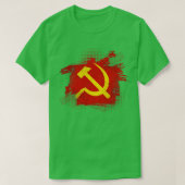 T-shirt Faucille marteau communisme de l'Union soviétique (Design devant)