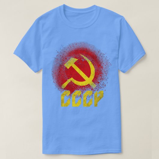 T-shirt Faucille marteau Union soviétique CCCP communisme (Design devant)