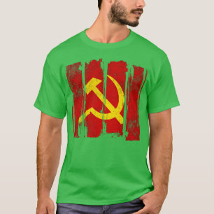 T-shirt Faucille marteau Union soviétique communisme 1