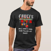 T-shirt Fauci's Remplacement Clown Dr Fauci Retraite Pas (Devant)