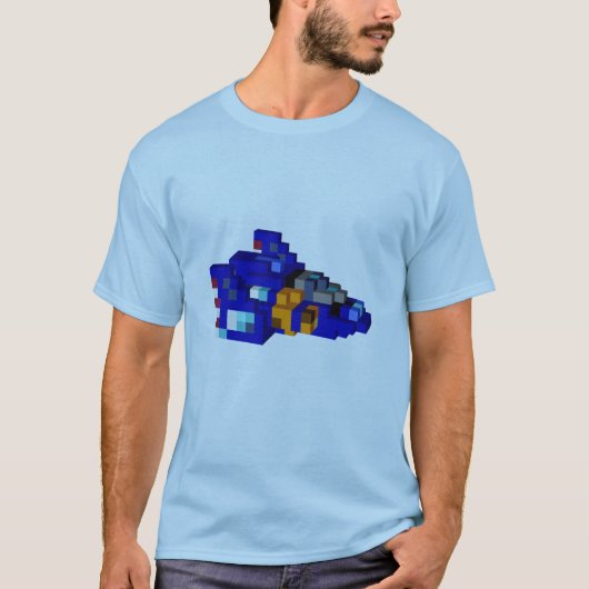 T-shirt Faucon bleu (Devant)