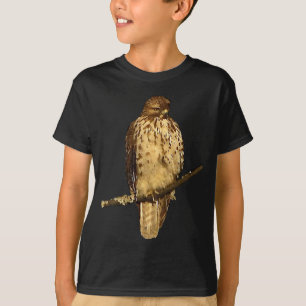 T-shirt Faucon coupé la queue par rouge d'enfants