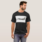 T-shirt Faucon de combat AzANG de General Dynamics F-16D (Devant entier)