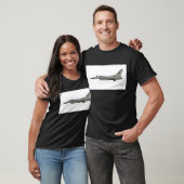 T-shirt Faucon de combat AzANG de General Dynamics F-16D (Unisexe)
