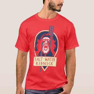 T-shirt Faucon du beurre d'arachide Sel Eau Redneck Graphi