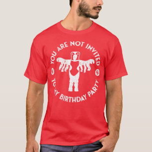 T-shirt Faucon du beurre d'arachide Vous n'êtes pas invité