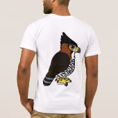 T-shirt Faucon-Eagle fleuri (Dos)