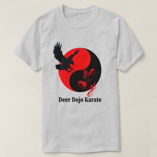 T-shirt Faucon et serpent - Dojo cerf (Design devant)