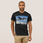 T-shirt Faucon F-16 de combat (Devant entier)