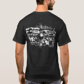 T-shirt Faucon F-16 de combat (Dos)