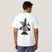 T-shirt Faucon F-16 de combat (Dos entier)