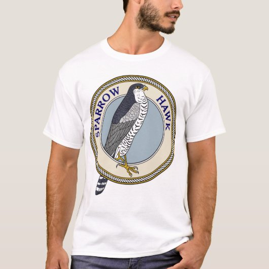 T-shirt Faucon-m de moineau (Devant)