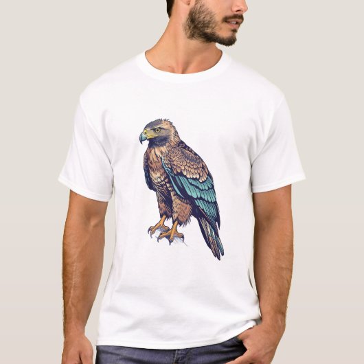T-Shirt Faucon Majestueux (Devant)