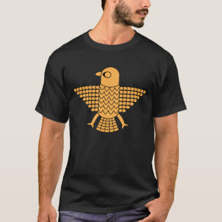 T-shirt Faucon orange stylisé