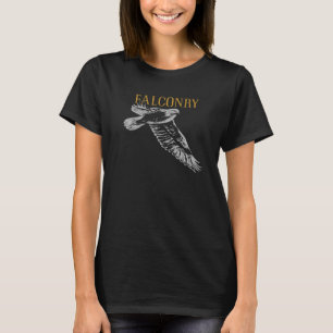 T-shirt Faucon pèlerin faucon faucon ma passion Ornitholog