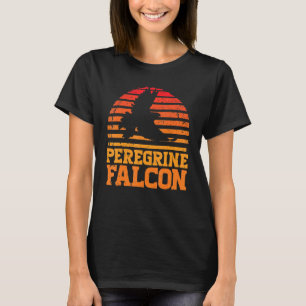 T-shirt Faucon pèlerin Vintage rétro Silhouette Soleil