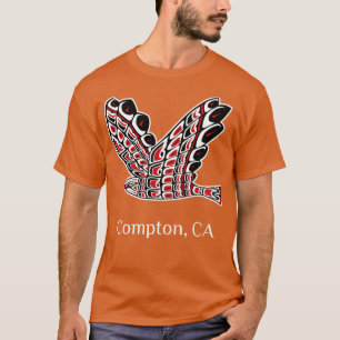 T-shirt Faucon rouge de Compton Oiseau de proie amérindien