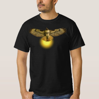 T-shirt Faucon volant dans le soleil