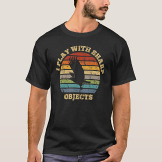 T-shirt Fauconnerie Chasse Je Joue Avec Des Objets Trancha