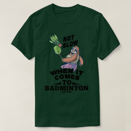 T-shirt Faulti aime le badminton T (Design devant)
