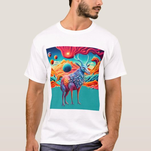 T-shirt faune Alien (Devant)