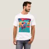 T-shirt faune Alien (Devant entier)