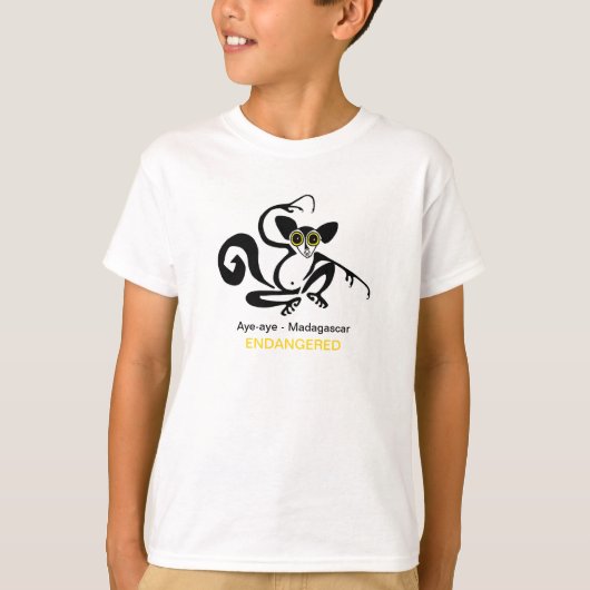 T-shirt Faune - Cool AYE-AYE -Graphiques animaux- (Devant)