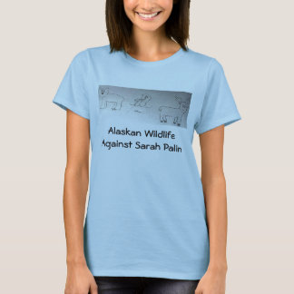 T-shirt Faune d'Alaska contre Sarah Palin
