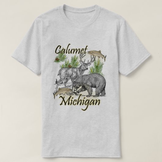 T-shirt Faune de Calumet MI (Design devant)