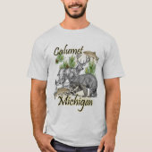 T-shirt Faune de Calumet MI (Devant)