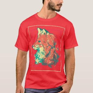 T-shirt Faune Forêt Arbres Nature Amoureux des animaux Fo