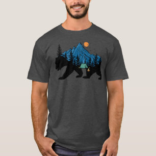 T-shirt Faune Nature Animal Camping Ours Premium
