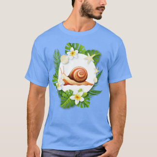 T-shirt Faune Nature Jardin Animaux Cadeau Slug Snail