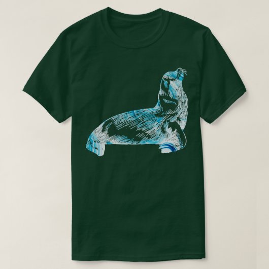 T-shirt Faune Océan Animal Seal Cadeau Mer Lion (Design devant)