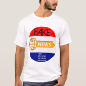 T-shirt FAUSSE chemise de nouvelles (Devant)