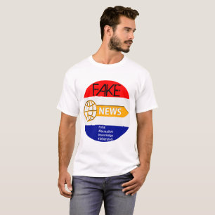 T-shirt FAUSSE chemise de nouvelles